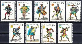 san-marino-1973-mnh-g-vg-sc819-827-onierze