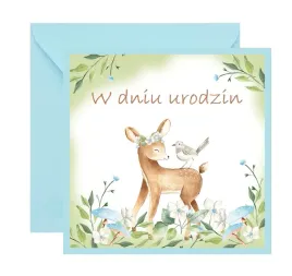 kartka-na-urodziny-dla-dzieci-niebieska-sarenka-recznie-robiona-blekitna