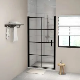 vidaxl-drzwi-prysznicowe-hartowane-szklo-100x178-cm-czarne