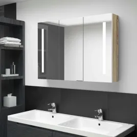 vidaxl-szafka-lazienkowa-z-lustrem-i-led-89x14x62-cm-bialo-debowa