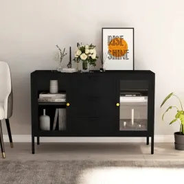 vidaxl-komoda-czarna-105x35x70-cm-stal-i-szklo-hartowane
