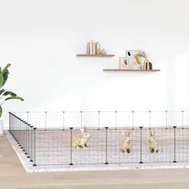 vidaxl-klatka-dla-zwierzat-z-bramka-60-paneli-czarna-35x35-cm-stal