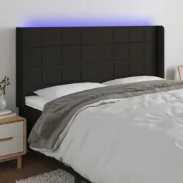 vidaxl-zaglowek-do-lozka-z-led-czarny-203x16x118-128-cm-tkanina