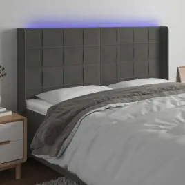 vidaxl-zaglowek-do-lozka-z-led-ciemnoszary-183x16x118-128cm-aksamit