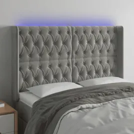 vidaxl-zaglowek-do-lozka-z-led-jasnoszary-147x16x118-128-cm-aksamit