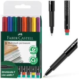 faber-castell-foliopis-marker-cienkopis-do-plyt-f-06-mm-multimark-8-sztuk