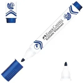 faber-castell-marker-suchoscieralny-do-bialych-tablic-okragly-niebieski