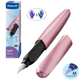 pioro-wieczne-twist-dla-dzieci-prawo-lewo-rozowe-girly-rose-pelikan