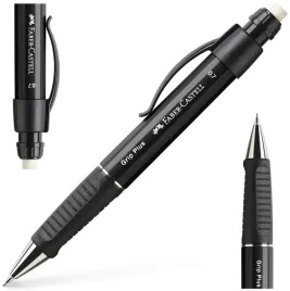 faber-castell-olowek-automatyczny-z-gumka-na-rysiki-grip-plus-07-czarny