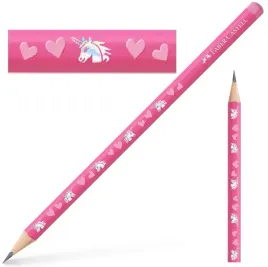 faber-castell-olowek-grafitowy-trojkatny-szkolny-rozowy-hb-jednorozec