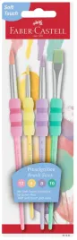 faber-castell-pedzelki-pedzle-szkolne-z-miekkim-uchwytem-soft-touch-4-szt