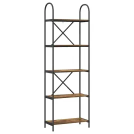 polka-na-ksiazki-dab-wedzony-60-x-30-x-183-cm