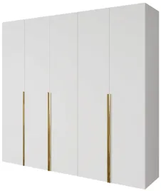 szafa-modulowa-alba-250-5d-biala-uchwyt-zloty-bestseller