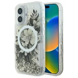 guess-guhmp16slfmwte-iphone-16-6-1-bezowy-beige-hardcase-liquid-glitter