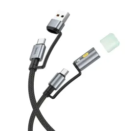 hoco-kabel-all-in-one-usb-a-typ-c-do-typ-c-led-light-3a-60w-u138-12-m