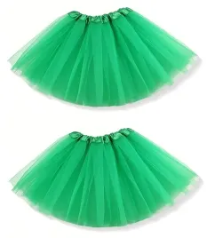 2x-spodniczka-tiulowa-spodnica-tutu-na-balet-baletowa-30-cm-3-8-lat-zielona