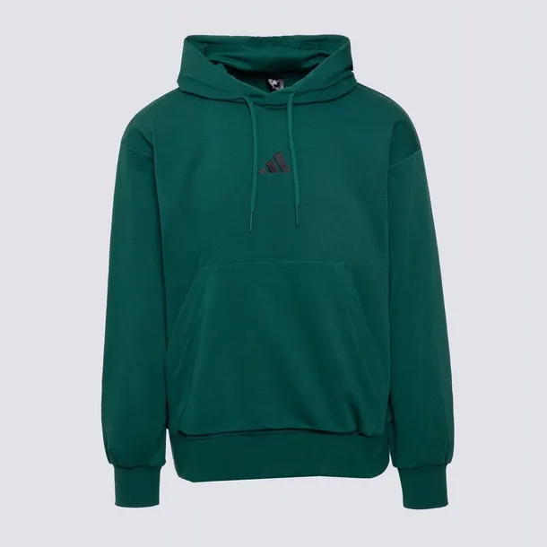 Bluza Męska Adidas Bawełniana Zielona z Kapturem Wciągana JE3841 # XL