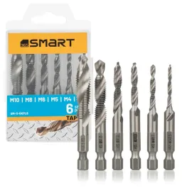 smart365-zestaw-wiertel-gwintujacych-1-4-6-szt