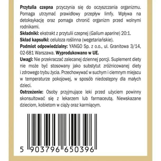 yango-przytulia-czepna-90-kapsulek-podstawowy-skladnik-inny