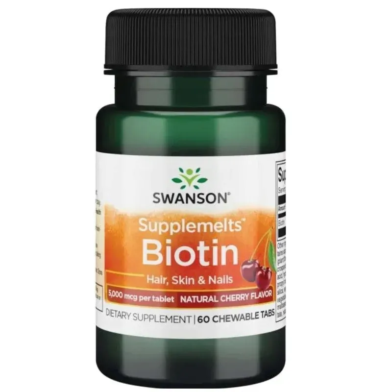 swanson-biotyna-60-tabletek-do-ssania-waga-z-opakowaniem-0-05-kg