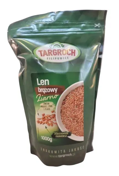 len-brazowy-ziarno-1000g-targroch-certyfikat-brak