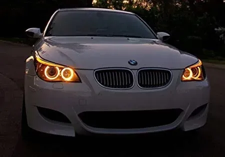 led-markery-w-ringi-zolte-14w-ringi-bmw-e39-e60-e61-e63-e64-e65-stan-nowy