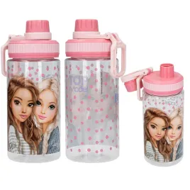 bidon-top-model-dots-butelka-na-wode-rozowa-szkolna-500ml