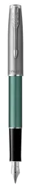pioro-wieczne-parker-pk-sand-blasted-metal-green