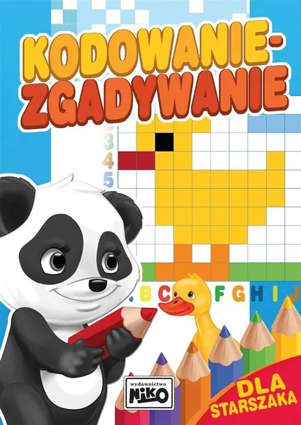 KODOWANIE ZGADYWANIE DLA STARSZAKA KSIĄŻECZKA EDUKACYJNA NIKO