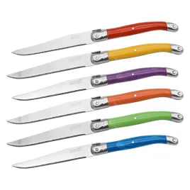 zestaw-6-nozy-laguiole-traditionnels-kolorowe-abs-w-drewnianym-stojaku