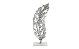 figurka-ozdobna-lisc-srebrny-ir0178