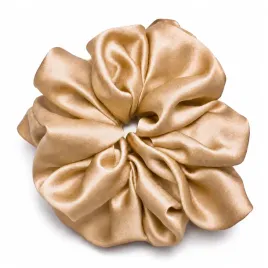 jedwabna-gumka-do-wlosow-100percent-jedwab-scrunchie-stare-zloto-xxl-meravil