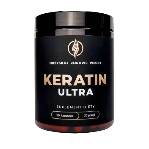 Suplement diety KERATIN ULTRA 90 kaps Keratyna i witaminy dla włosów