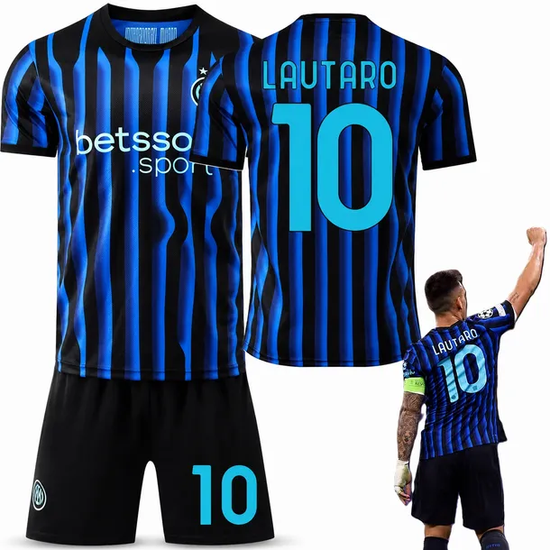 KOMPLET PIŁKARSKI KOSZULKA LAUTARO MARTINEZ INTER MEDIOLAN ROZMIARY