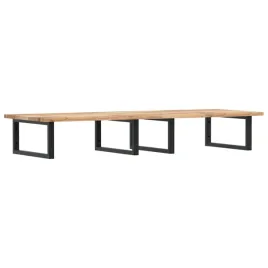 polka-scienna-pod-umywalke-stal-i-lite-drewno-akacjowe