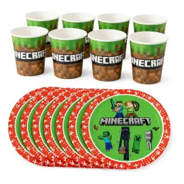 zestaw-minecraft-tnt-talerzyki-kubki-papierowe-16el-urodziny-dziecka
