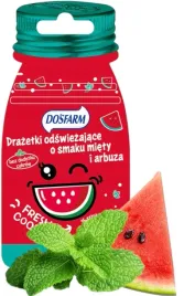 dosfarm-drazetki-cukierki-owocowe-arbuzowe-mieta-odswiezajace-bez-cukru-16g