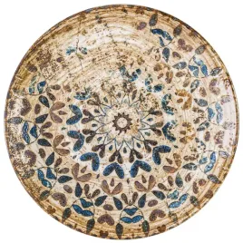 talerz-porcelanowy-deserowy-okragly-bezowy-vintage-wilmax-21-cm