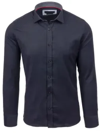 koszula-meska-czarna-elegancka-struktura-slim-l