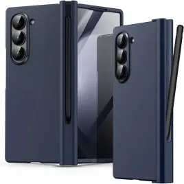 alcase-etui-do-samsung-galaxy-z-fold-6-szklo-lcd-uchwyt-na-rysik-granatowe