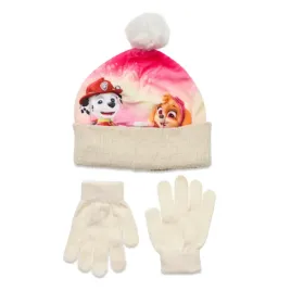komplet-czapka-rekawiczki-nickelodeon-paw-patrol-zimowy-kremowy