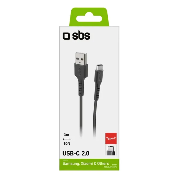 kabel-sbs-tecabletc3mtk-usb-a-usb-c-3m-czarny-kolor-czarny