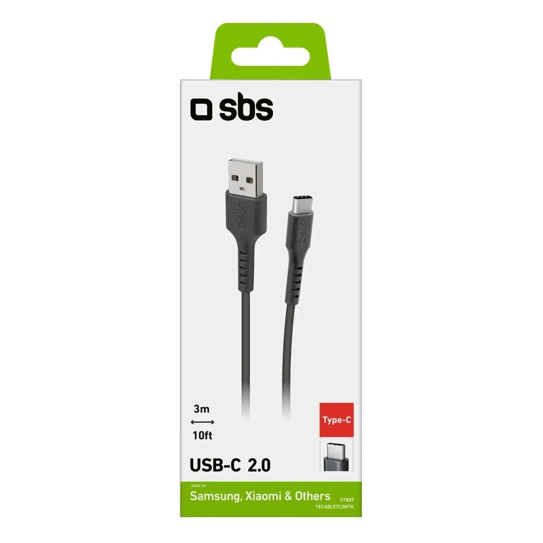 kabel-sbs-tecabletc3mtk-usb-a-usb-c-3m-czarny