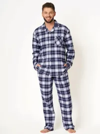 pizama-meska-mns-411-dr-r-3xl-4xl-xxxl-granatowy