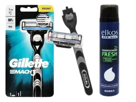 maszynka-do-golenia-gillette-mach3-1-wklad-pianka-do-golenia-300ml