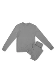 pizama-meska-universal-40951-dr-xxxl-szary-melange