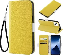 etui-do-iphone-14-case-z-klapka-na-magnes-zamykany-zolty-a2882-a2649-a2881