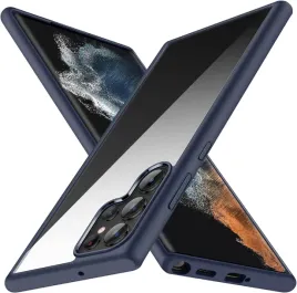 etui-do-samsung-galaxy-s22-ultra-5g-granatowa-ramka-przezroczyste-plecki