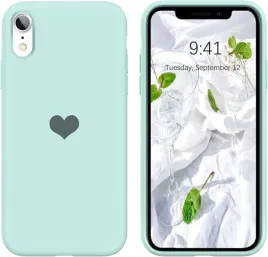 etui-silikonowe-do-iphone-xr-6-1-serduszko-mietowa-zielen