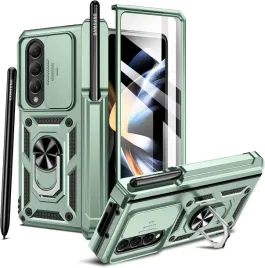 etui-zielone-galaxy-z-fold-4-obudowa-przednia-i-tylna-szklo-i-podstawka